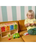 TOOKY TOY Drewniane Centrum Recyklingu Edukacyjny Sorter | Pan Piksel