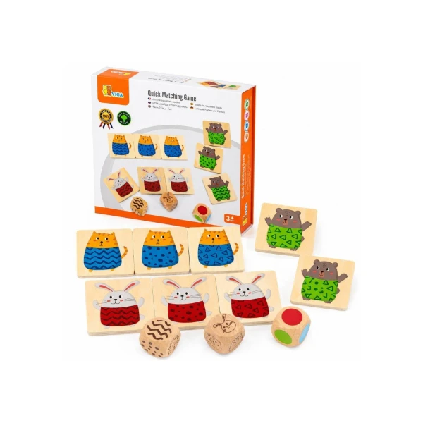TOOKY TOY Drewniane Puzzle Montessori Farma z Pinezkami Do Dopasowania | Pan Piksel