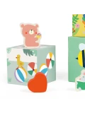 CLASSIC WORLD Układanka Kostki Box Leśna Piramidka 10 el. FSC | Pan Piksel