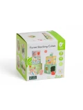 CLASSIC WORLD Układanka Kostki Box Leśna Piramidka 10 el. FSC | Pan Piksel