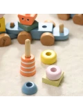 CLASSIC WORLD Montessori Kolejka Ocean Drewniana Układanka | Pan Piksel