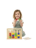 VIGA Gra Logiczna Odwzoruj Kolory i Figury Montessori | Pan Piksel