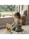 VIGA Gra Logiczna Odwzoruj Kolory i Figury Montessori | Pan Piksel