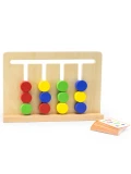 VIGA Gra Logiczna Odwzoruj Kolory i Figury Montessori | Pan Piksel