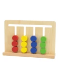 VIGA Gra Logiczna Odwzoruj Kolory i Figury Montessori | Pan Piksel