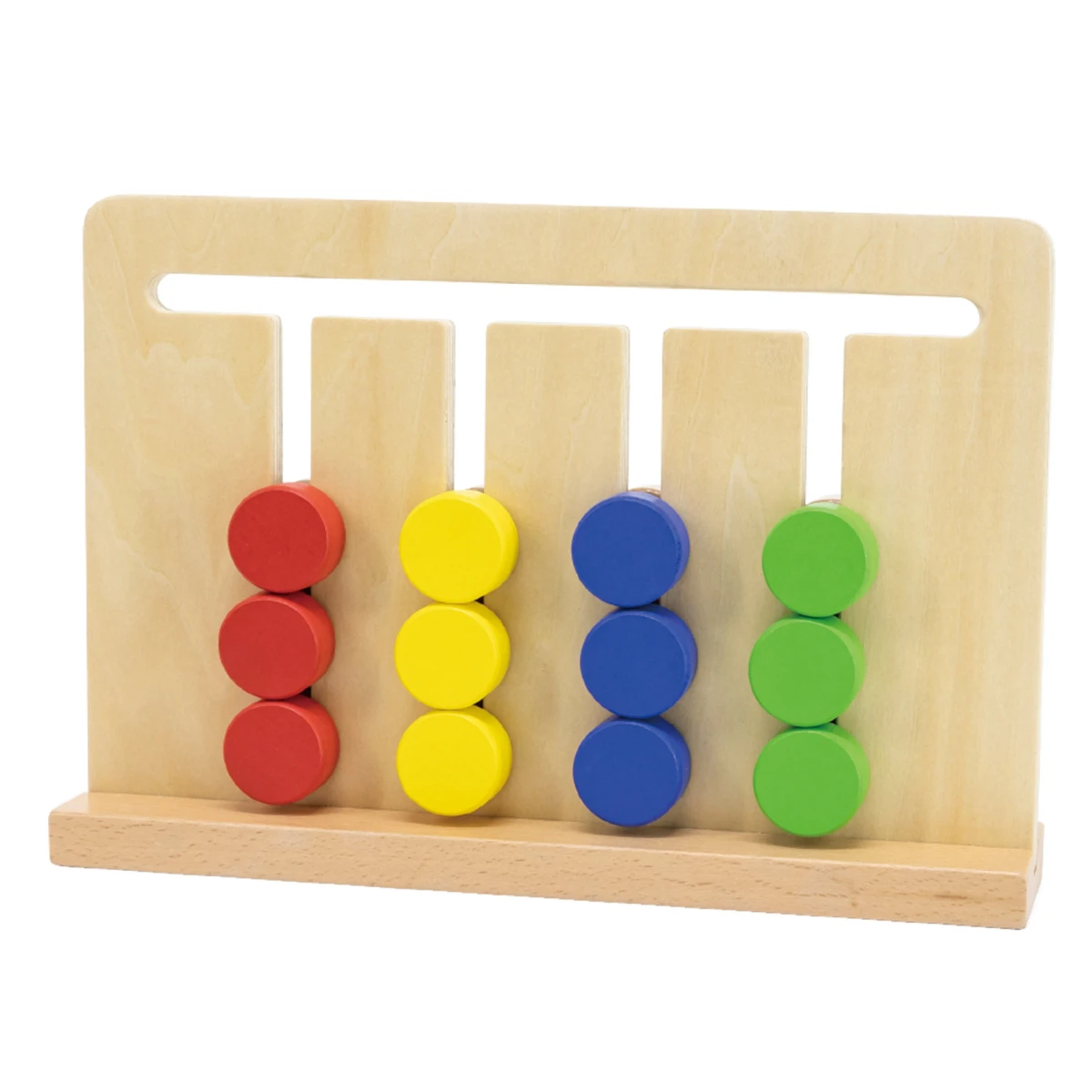 VIGA Gra Logiczna Odwzoruj Kolory i Figury Montessori | Pan Piksel