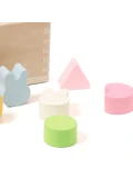 CLASSIC WORLD Układanie Kształtów Sorter Drewniany dla Dzieci 10 el. | Pan Piksel