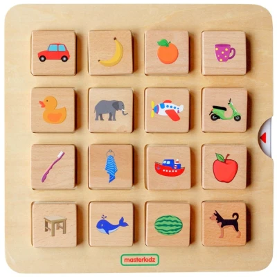 MASTERKIDZ Gra Dopasuj Cienie Łączenie w Pary Rozpoznawanie Przedmiotów Montessori | Pan Piksel