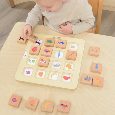 MASTERKIDZ Gra Dopasuj Cienie Łączenie w Pary Rozpoznawanie Przedmiotów Montessori | Pan Piksel