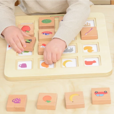 MASTERKIDZ Gra Dopasuj Cienie Łączenie w Pary Rozpoznawanie Przedmiotów Montessori | Pan Piksel