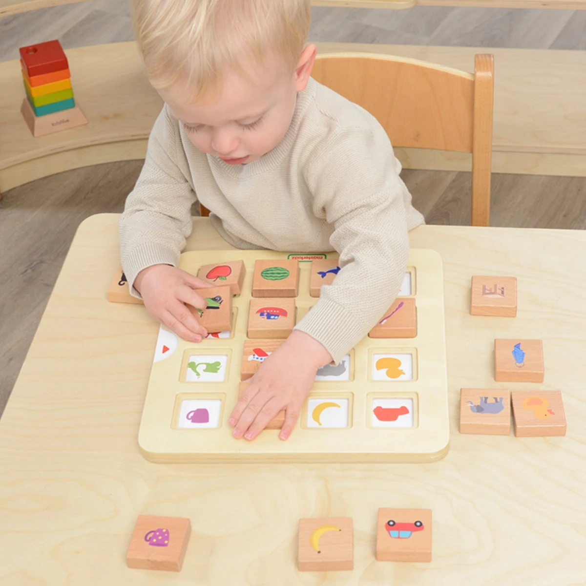 MASTERKIDZ Gra Dopasuj Cienie Łączenie w Pary Rozpoznawanie Przedmiotów Montessori | Pan Piksel