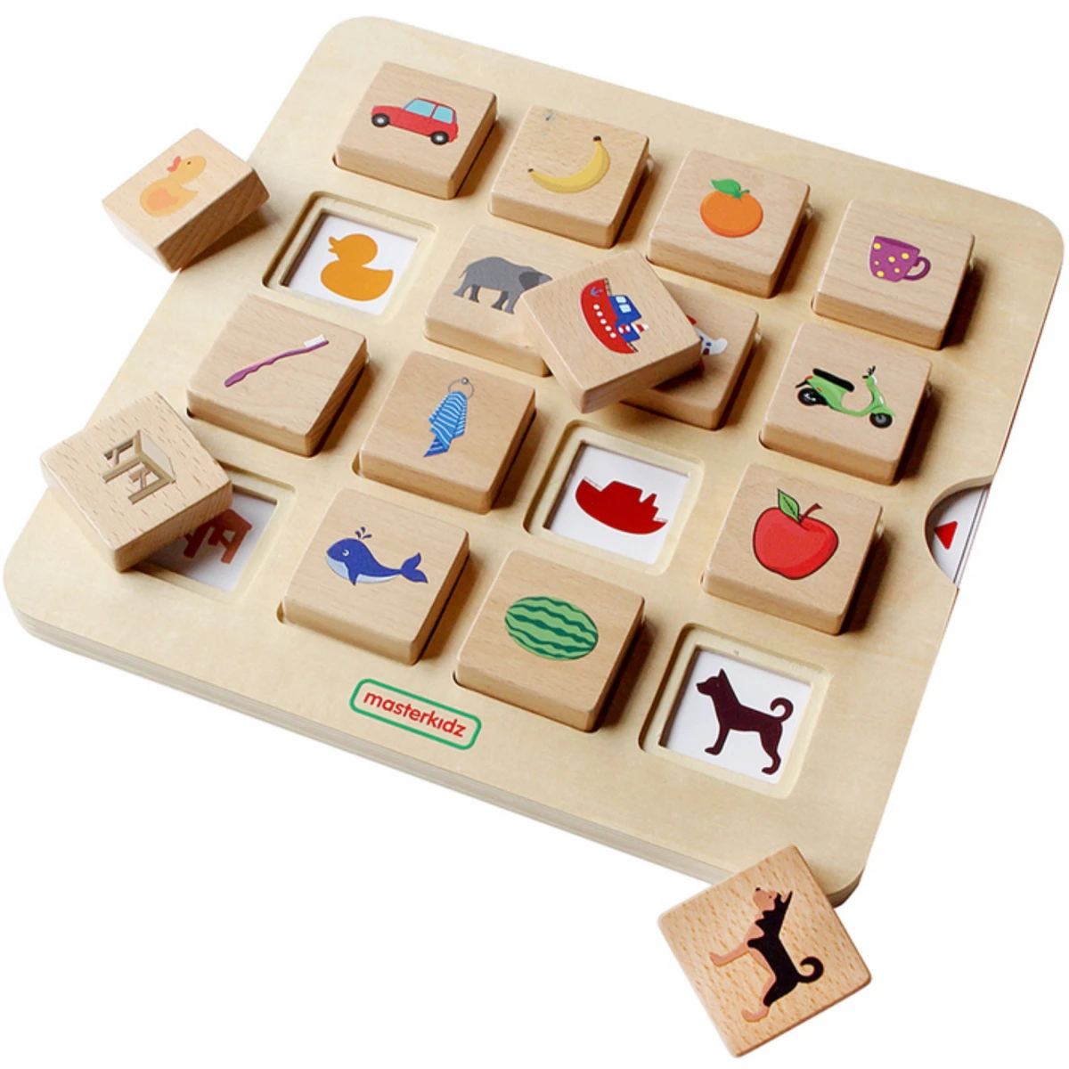 MASTERKIDZ Gra Dopasuj Cienie Łączenie w Pary Rozpoznawanie Przedmiotów Montessori | Pan Piksel