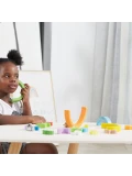 VIGA Drewniana Tęcza Układanka Klocki Kreatywne Montessori | Pan Piksel