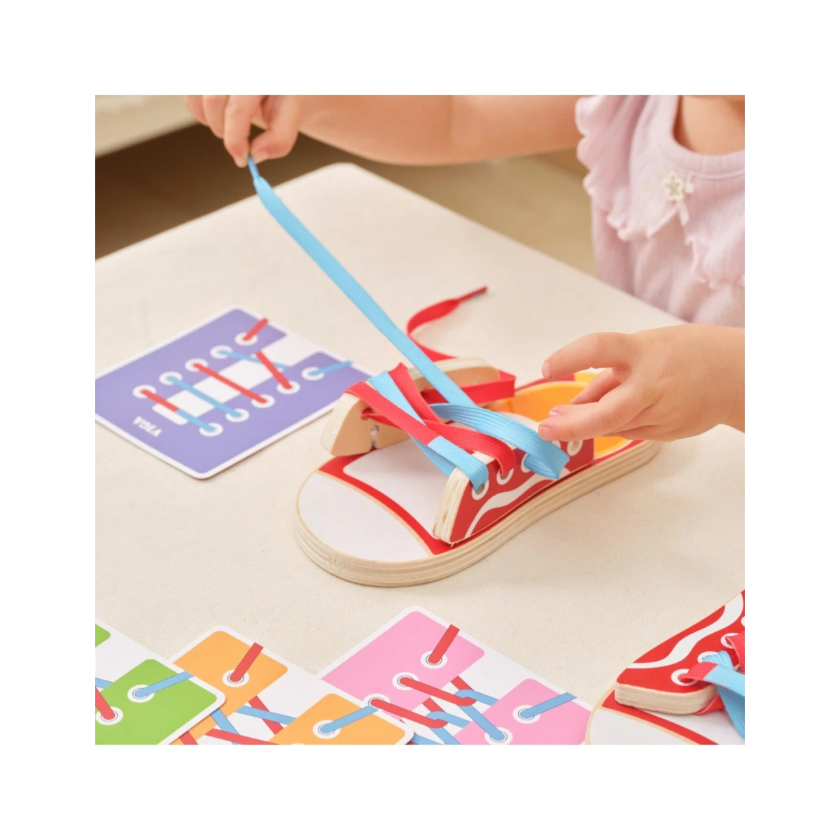 TOOKY TOY Drewniane Puzzle Montessori Układanka Dinozaury Kształty | Pan Piksel