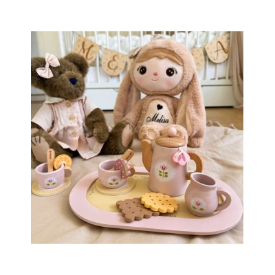 TOOKY TOY Puzzle Układanka Montessori Grube Klocki Żółw 5 el. | Pan Piksel