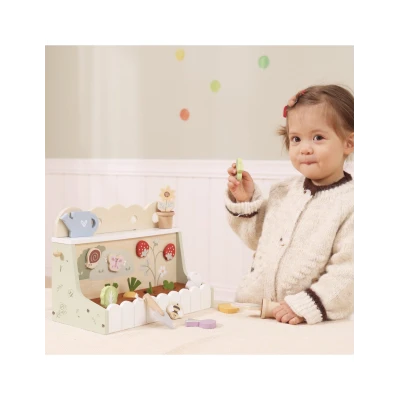 TOOKY TOY Puzzle Układanka Montessori Grube Klocki Statek 6 el. | Pan Piksel