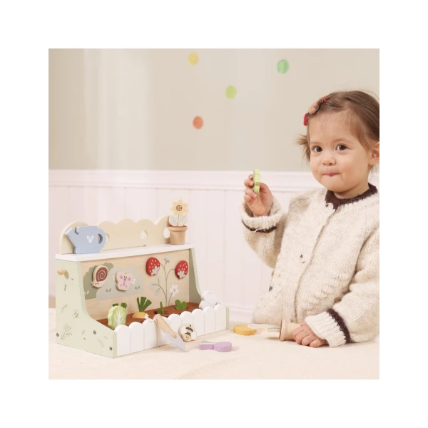 TOOKY TOY Puzzle Układanka Montessori Grube Klocki Statek 6 el. | Pan Piksel