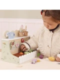 TOOKY TOY Puzzle Układanka Montessori Grube Klocki Statek 6 el. | Pan Piksel