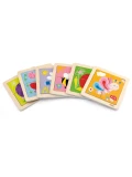 VIGA Poręczne Drewniane Puzzle Pszczoła | Pan Piksel