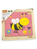 VIGA Poręczne Drewniane Puzzle Pszczoła | Pan Piksel