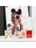 VIGA Drewniana Piramidka Układanka Klocki Sorter Montessori | Pan Piksel