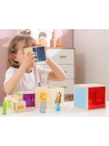 VIGA Drewniana Piramidka Układanka Klocki Sorter Montessori | Pan Piksel