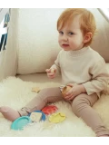 TOOKY TOY Drewniana Układanka Piramidka Kształty Miś 11 el. | Pan Piksel