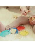 TOOKY TOY Drewniana Układanka Piramidka Kształty Miś 11 el. | Pan Piksel