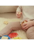 TOOKY TOY Drewniana Układanka Piramidka Kształty Miś 11 el. | Pan Piksel