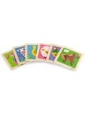 VIGA Poręczne Drewniane Puzzle Kaczuszka | Pan Piksel
