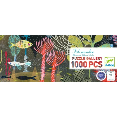 DJECO Puzzle gallery PODWODNY RAJ 1000 elem.
