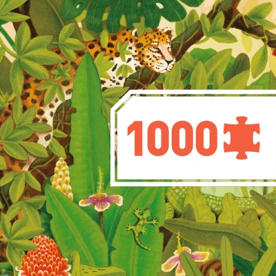 DJECO Puzzle gallery UKRYTE W NATURZE 1000 elem.