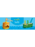 DJECO Zabawka wczesnorozwojowa drewno+filc SOFTIPOP