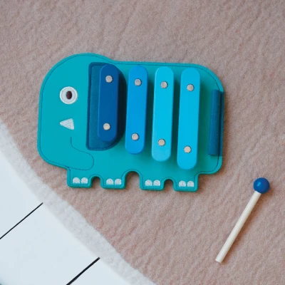 DJECO Cymbałki drewno+filc SOFTIXYLO