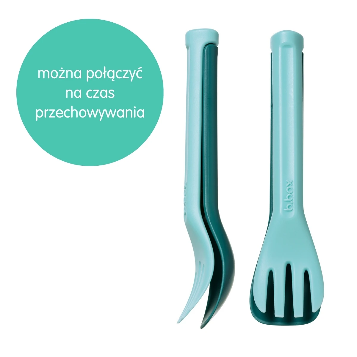 B.BOX Sztućce do lunchboxa z łyżką i widelcem 2 zestawy Horizon