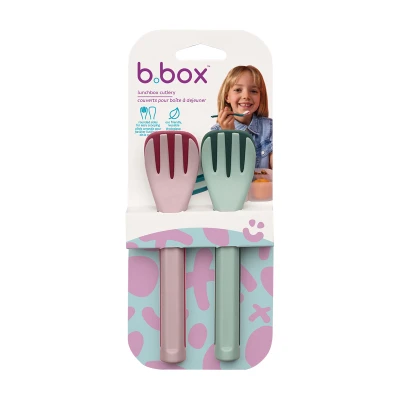B.BOX Sztućce do lunchboxa z łyżką i widelcem 2 zestawy Twilight