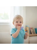 RAZBABY Gryzak silikonowy dla niemowląt Różdżka wielokolorowy