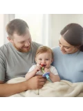 RAZBABY Gryzak silikonowy dla niemowląt Różdżka wielokolorowy
