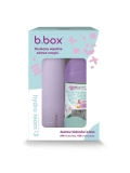 B.BOX Zestaw Hydro Team butelka termiczna 690 ml Lilac Love + butelka na wodę ze słomką tritanowa 450 ml Lilac Pop b.box