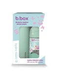 B.BOX Zestaw Hydro Team butelka termiczna 690 ml Spearmint + butelka na wodę ze słomką tritanowa 450 ml Spearmint b.box