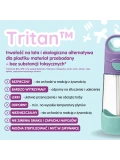 B.BOX Zestaw Hydro Team butelka termiczna 690 ml Lilac Love + butelka na wodę ze słomką tritanowa 450 ml Lilac Pop b.box