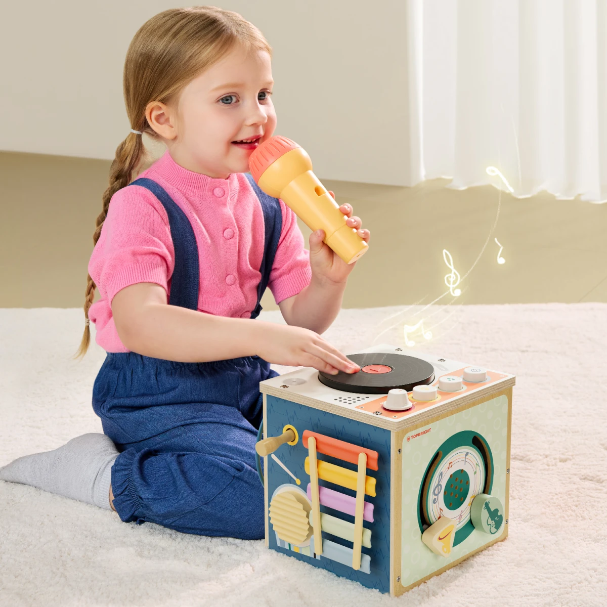 TOPBRIGHT Muzyczna kostka dla malucha 18m+