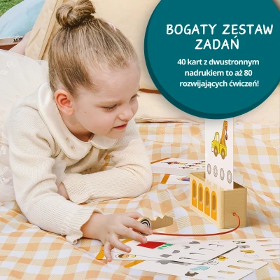 TOPBRIGHT Logiczne łamigłówki gra edukacyjna poziom podst.