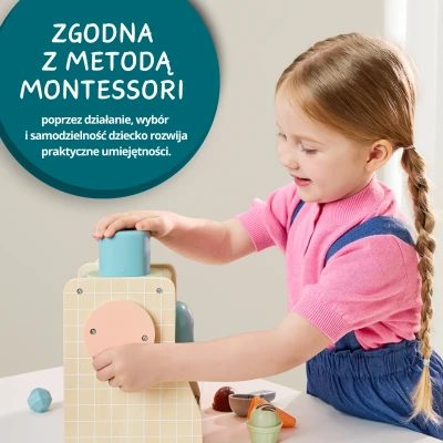 TOPBRIGHT Zabawka edukacyjna duża lodziarnia 36m+