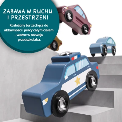 TOPBRIGHT Transporter samochodów i tor wyścigowy 2w1 36m+