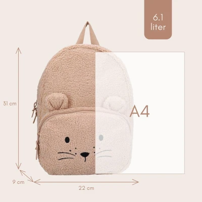 KIDZROOM Plecak dla dzieci Comfort Friends Mouse beige