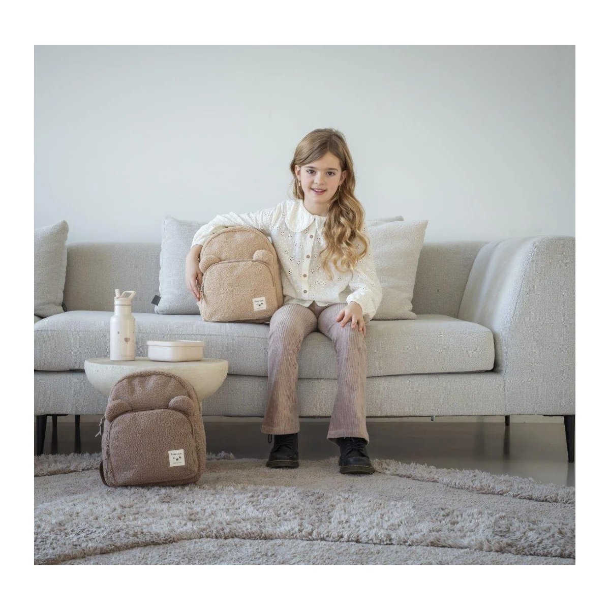 KIDZROOM Plecak dla dzieci Beary Excited Beige
