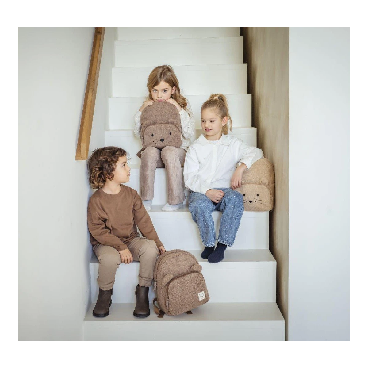 KIDZROOM Plecak dla dzieci Comfort Friends Mouse beige