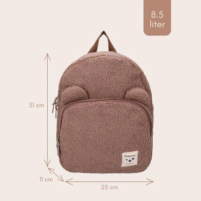 KIDZROOM Plecak dla dzieci Beary Excited Brown