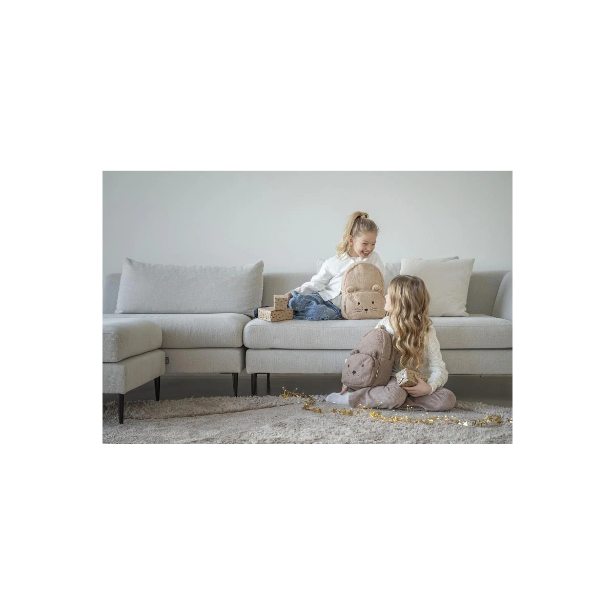 KIDZROOM Plecak dla dzieci Comfort Friends Mouse beige